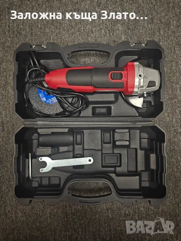 Чисто нов Ъглошлайф Raider RD-AG51 750W в куфар с 3 дискa, снимка 2 - Ъглошлайфи - 55773965