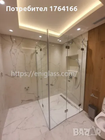 Душ кабини стъклени врати и прегради огледала, снимка 1