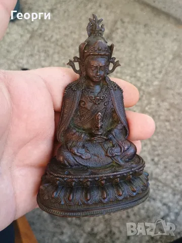 Бронзова статуетка-3, снимка 2 - Антикварни и старинни предмети - 50099377