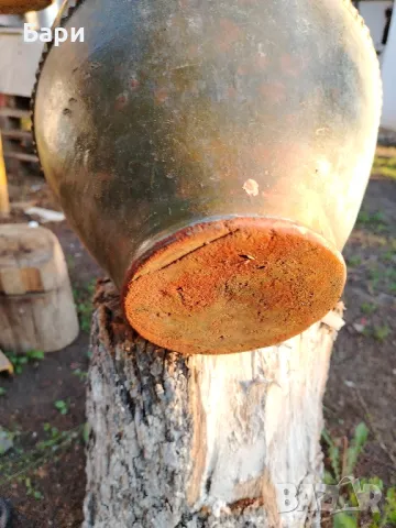 Стар голям глинен оцетник,крондир, снимка 14 - Колекции - 50180940