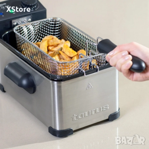Фритюрник Taurus FRY3 – 2000 W мощност, 3 L капацитет, снимка 6 - Фритюрници - 52437327