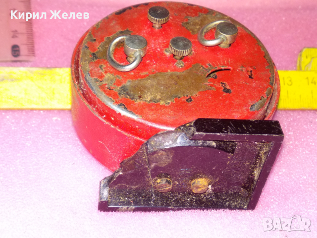 SLAVA MADE in USSR Стар КОЛЕКЦИОНЕРСКИ РУСКИ БУДИЛНИК МЕХАНИЧЕН НАСТОЛЕН ЧАСОВНИК СЛАВА СССР 43622, снимка 7 - Антикварни и старинни предмети - 44536627