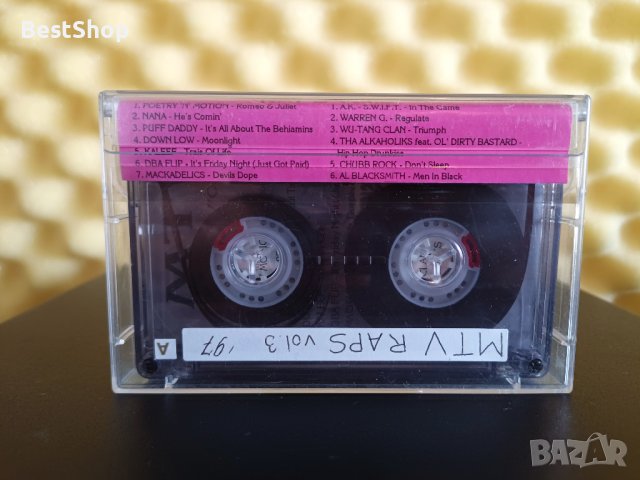 MTV Raps Vol.3, снимка 2 - Аудио касети - 40707203