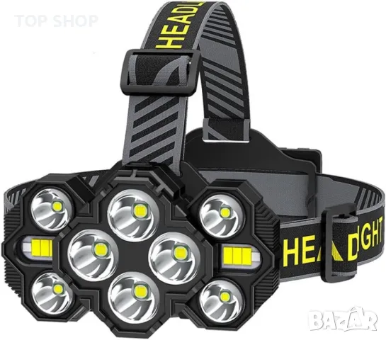 Супер мощен акумулаторен двоен многофункционален челник VICTOPER, снимка 11 - Къмпинг осветление - 48514538