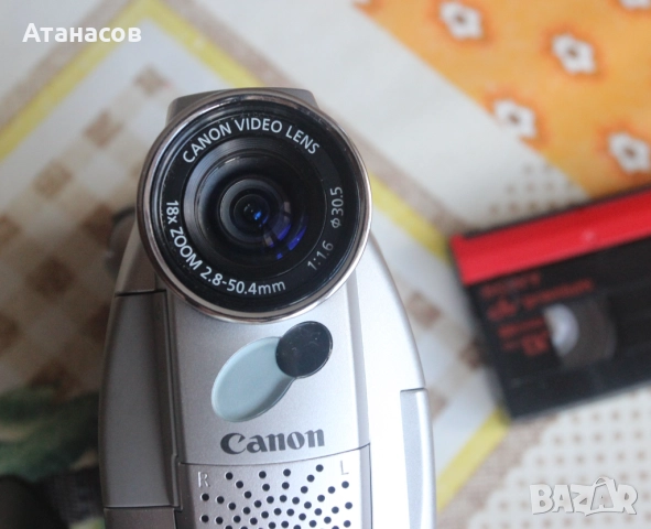 Canon ZR40 Mini DV Camcorder с повреда, снимка 3 - Камери - 51474010
