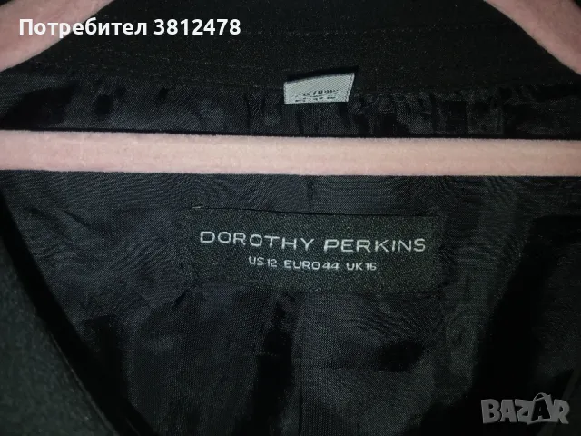 Dorothy Perkins Черна дамска рокля с къс ръкав, снимка 3 - Рокли - 48656510