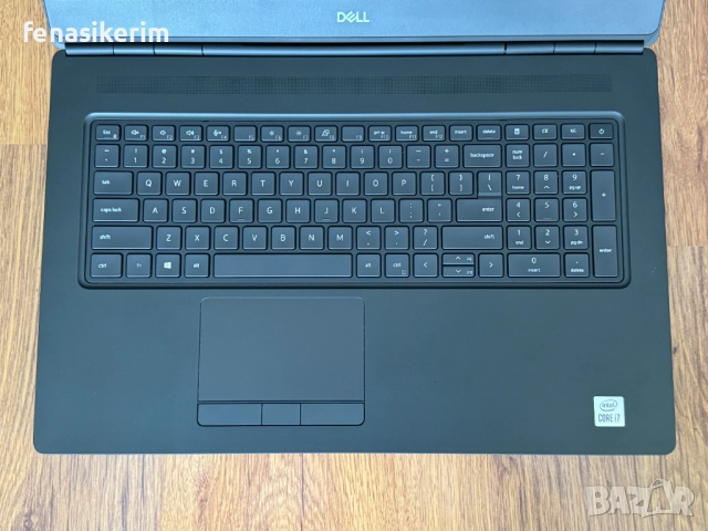 17.3' FHD IPS Core i7-10750H DELL Precision 7750 32GB DDR4/512GB NVMe/RTX 4000 8GB/Бат 6ч, снимка 11 - Лаптопи за работа - 52209415