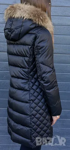 Зимно яке с естествен пух от лисица на качулката , снимка 2 - Якета - 48117475