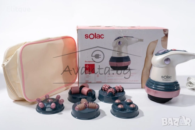 💆‍♀️ Инфрачервен антицелулитен масажор с 4 сменяеми глави 💆‍♂️