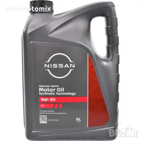 Масло,двигателно за Nisan,5w30,5l,Оригинално
