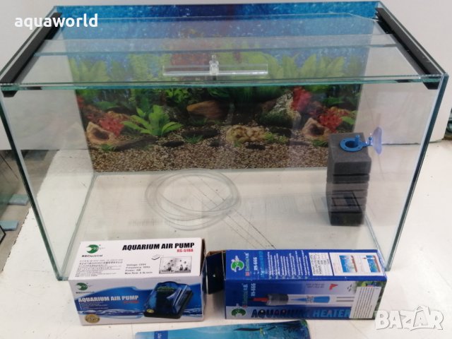 Аквариум 40 литра/Промо сет /, снимка 2 - Аквариуми - 37115919