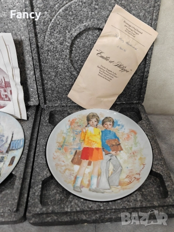 Колекционерски чинии 3 бр, снимка 5 - Декорация за дома - 52697037