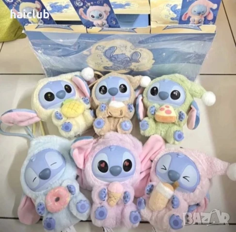 Labubu Stitch плюшена играчка/Лабубу Стич 