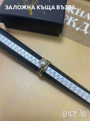 Златен Пръстен - 14 Карата , снимка 3 - Пръстени - 52833659