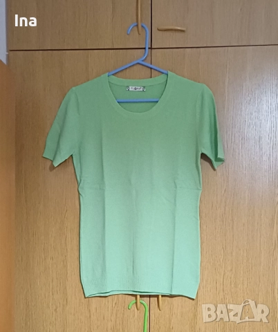 Комплект зелена жилетка и блузка , снимка 5 - Комплекти - 52556212