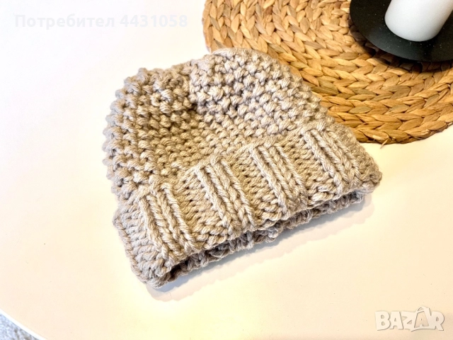 Шапка ръчна изработка (мека спортна вълна), снимка 6 - Шапки - 51958299