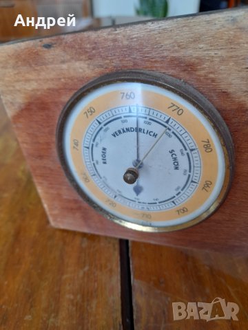 Стар Барометър #3, снимка 4 - Антикварни и старинни предмети - 34054789