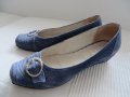 Удобни обувки, естествен велур, 39, сини, снимка 2