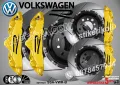 Volkswagen R надписи за капаци на спирачни апарати, снимка 2