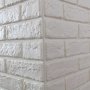 Тапет 3D тухли, самозалепващ, 77 х 70см, бял цвят, снимка 5