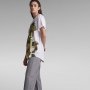 ДАМСКА ТЕНИСКА – G-STAR RAW LASH FEM FLOWER PHOTO GRAPHIC TOP; размери: S, снимка 3