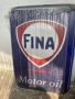 Винтидж светеща табела Fina Motor oil, снимка 1