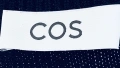 Раиран пуловер COS в тъмносиньо и кремаво, снимка 3