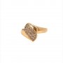 Златен дамски пръстен 3,01гр. размер:62 14кр. проба:585 модел:12626-1, снимка 1 - Пръстени - 38745226