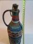 ретро плетено шише дамаджана  3/2, снимка 4