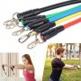 КОМПЛЕКТ ЛАСТИЦИ ЗА ТРЕНИРОВКА POWER RESISTANCE BANDS, снимка 2