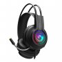 Слушалки с микрофон Marvo HG8935 Черни Геймърски слушалки с RGB подсветка, снимка 2