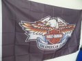 Harley Davidson знаме флаг мотор мотори Харли Дейвидсън орел Американска легенда, снимка 2