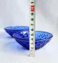 Стъклена посуда в синьо , снимка 2
