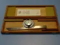 Машинен индикаторен ъгломер TESA EAC dial bevel protractor L-200 5′, снимка 1