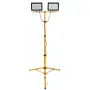 Електрически прожектор с телескопичен статив Geko KELTIN K02051, 2х100W, 4500К, снимка 1