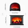 USB LED Декоративна лампа/камина с реалистичен изкуствен огън, снимка 7