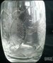 Стъклени чаши с гарафа  гравирани , снимка 9
