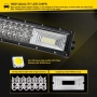 LED BAR, триредов , 75см. - 459W -модел 7575, снимка 3
