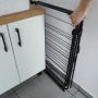 Вертикален сушилник за дрехи на 3 нива_простор за пране 61x58x136 cm 568003, снимка 8