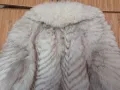 Палто ест. косъм от бяла лисица, снимка 3