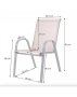 Градински стол с метална конструкция и текстилна седалка 45 лв., снимка 1 - Градински мебели, декорация  - 44494418