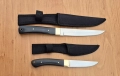 Руски нож Охотник,фултанг с текстилна кания,два модела, снимка 3