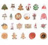 Скрапбук стикери за декорация планер Коледа 4 - 23 бр /комплект 