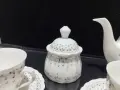 Стар български костен порцелан сервиз за чай , снимка 10
