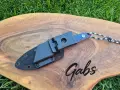 Нож с фиксирано острие FOX Knives FX529,фултанг с тактическа кания, снимка 11