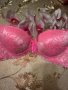 Страхотен нов  лукзозен розов дантелен сутиен , снимка 1 - Бельо - 31672290