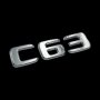 емблема Мерцедес Mercedes C 63 AMG C класа сива