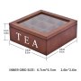 Дървена кутия за чай  венге, снимка 5