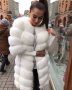 Дамско луксозно палто лисица код 319