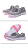 Спортни, летни дамски обувки от дишаща материя в 4 цвята - Цвят: Сив, Бял, Червен, Черно! , снимка 3